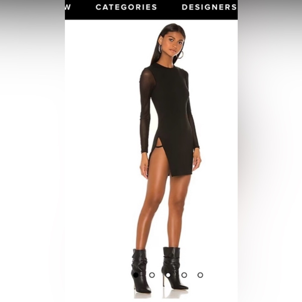 superdown Black Long Sleeve Dress